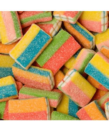 Damel Liquorice Bricks Sour Candy Shocks Bag 1kg - Sour Fruit Flavour Candy | Pick Any Type - Buy Online on GoSupps.com