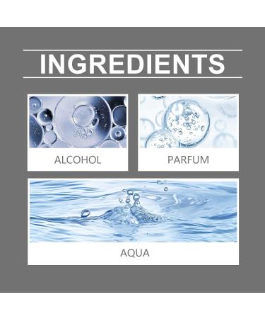 Men's Fragrances Stylish Long Lasting Eau De Parfum Floral Beauty Products Suitable for All Skin Types Gift for Men 7.6x4.4cm Black - Buy Online on GoSupps.com