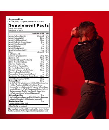 Mdrive Boost and Burn Testosterone Booster + Daily Multi Vitamin - Buy Online on GoSupps.com