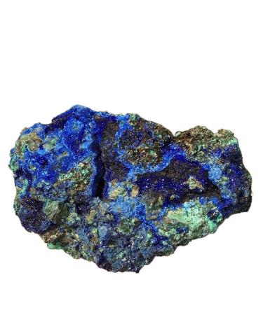 Natural Crystal Rough 1PC Natural Azurite Malachite Geode Crystal Stone Collectible (Color : Irregular Shape Size : 3-4cm) 3-4cm Irregular Shape