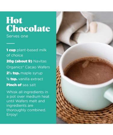 Navitas Organics Cacao Wafers 8oz - Unsweetened Baking Chocolate | Organic, Non-GMO, Fairtrade, Gluten-Free - Buy Online on GoSupps.com