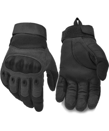 Military Tactical Gloves | Full Finger Army Airsoft Paintball Motorcycle Riding Gloves - Medium - Buy Online on GoSupps.com