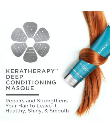 Keratherapy Keratin Infused Deep Conditioning Masque 8 fl. oz. - Hydrating Hair Treatment with Kerabond, Jojoba, Nettle Root Extract, Wheat Oil & Persian Walnut - Buy Online on GoSupps.com