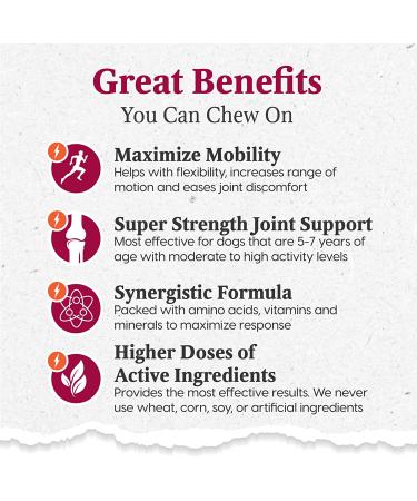 Joint Rescue Super Strength Chewables - 90 Tablets - Whites/Tan - Buy Online on GoSupps.com