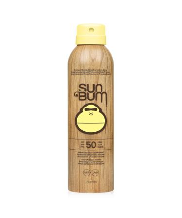 Sun Bum Original SPF 50 Sun Cream Spray Moisturizing Sunscreen with Vitamin E Vegan and Reef Friendly Broad Spectrum UVA/UVB Protection 200ml
