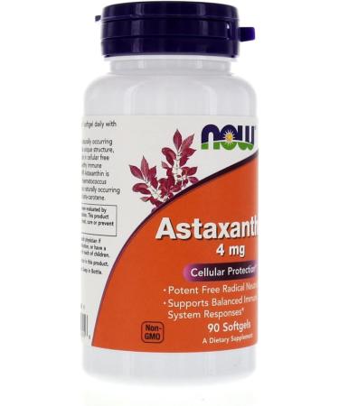 Astaxanthin 4mg 90 Softgels - Cellular Protection - Pack of 2 - Buy Online on GoSupps.com