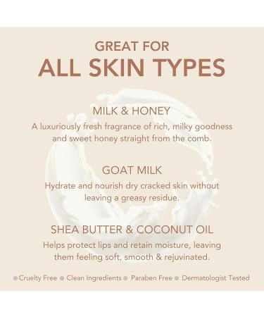 Dionis Goat Butter Overnight Lip Mask & Milk & Honey Lip Balm Set (Pack of 2) Milk & Honey Lip Kit - Buy Online on GoSupps.com