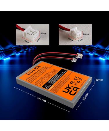 Buy DULEX 3.7V 2000mAh Replacement Battery for PS4 Dualshock 4 - 3-Pack with Big & Small Plug - International Shipping Available - Buy Online on GoSupps.com