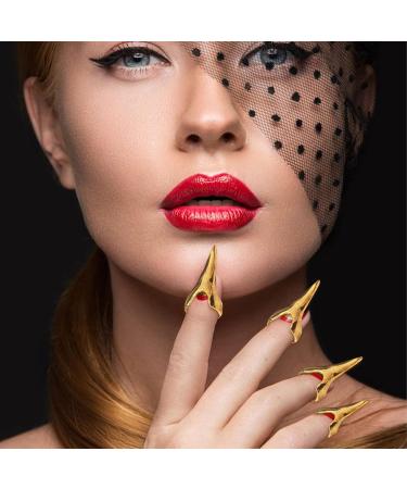 30 Pieces Finger Claws for Women Adjustable Cosplay Claw Ring for Halloween Retro Nails Full Finger Set Gothic Nail Claw for Cosplay Accessories Alloy other - Buy Online on GoSupps.com