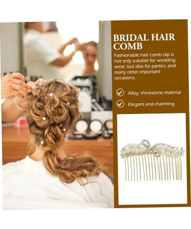 Mikinona Alloy Rhinestone Hair Comb Bridal Headdress Comb Headband Wedding Hair Accessories Rhinestone Hair Combs for Wedding Bridal Hair Accessories Prom Hair Accessories Wedding Headpiece - Buy Online on GoSupps.com