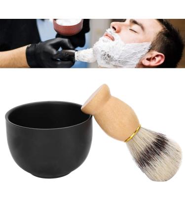 2pcs Set Stainless Steel Shaving Bowl & Brush Kit | Men's Facial Care Tool for Barber Shops | International Shipping Available - Buy Online on GoSupps.com