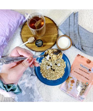 Nature's Mix Maple Walnut Granola - Canadian Locally Made - Vegan and Kosher Certified Maple Walnut Granola 312 Grams light pink grams 312 g (Pack of 1) Light Pink