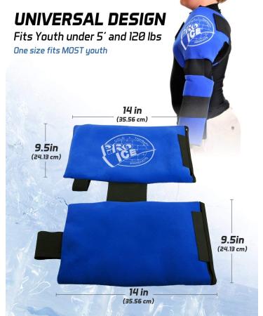 Pro Ice PI220 Youth Shoulder-Elbow Cold Therapy Wrap - Ice Insert Set - Buy Online on GoSupps.com