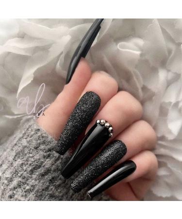 DIY Long Gradient Pink Wearing Fake Nail Manicure Art Tips Lips French Ballet Nail Patch Artificial Press On Coffin False Nails 1