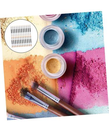 BIUDECO 24pcs Latex Eye Shadow Stick Double Ended Eyeshadow Brush Eye Makeup Makeup Applicator Sticks Eye Shadow Eyeshadow Cosmetic Makeup Sticks - Buy Online on GoSupps.com