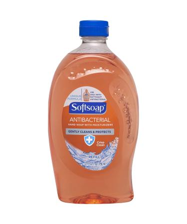 Softsoap Hand Soap Ounce Refill, Crisp Clean, Antibacterial, 32 Fl Oz (Packaging May Vary) Crisp Clean 32 Fl Oz (Pack of 1)