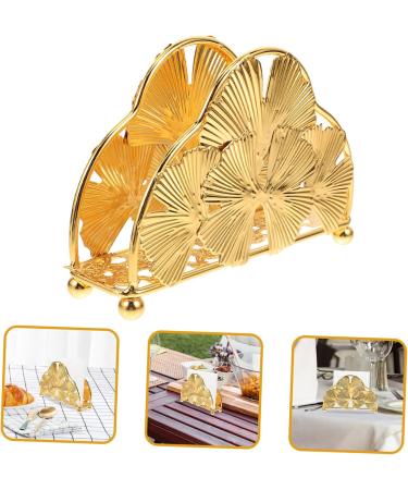 Alipis 2pcs Storage Modern Household Novelty Paper Holder Iron Table Serviette Napkin Gold Guest Kitchen As Shownx2pcs 14.5X8.2CMx2pcs - Buy Online on GoSupps.com