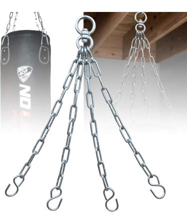 Buy AQF Punching Bag Chain - Heavy-Duty Suspension for Martial Arts Boxing MMA & Muay Thai | 3 4 & 6 Striking Steel Chain - Buy Online on GoSupps.com