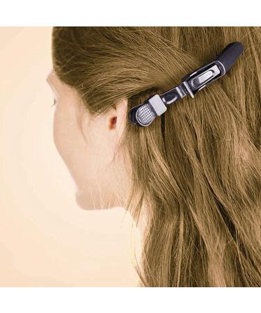 Hair Clip Crocodile Hair Clips No Crease Hair Clamp Sectioning Clamp with Nonslip Grip Wide Teeth Hair Barrette for Salon Home Use Women and Girls (Six colors) - Buy Online on GoSupps.com