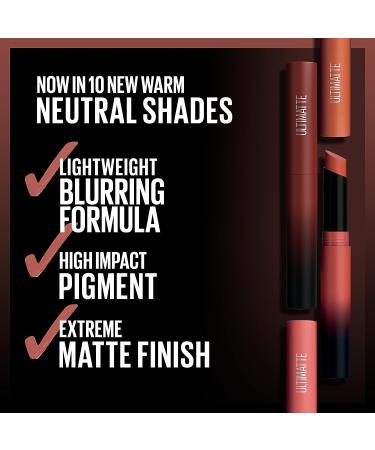 Maybelline Color Sensational Ultimatte Matte Lipstick - More Blaze Terracotta Rose, 0.06 Ounce - Buy Online on GoSupps.com