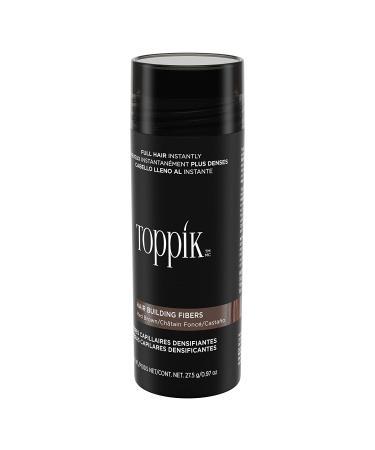 Toppik Hair Building Fibers - Medium Brown 0.97 oz (27.5 g) | Thinning Hair Solution - Buy Online on GoSupps.com