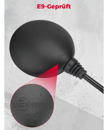Buy Kemimoto Motorcycle Mirrors - Universal Rear View Mirrors 8mm/10mm E-Tested for Street Bikes Scooters & Mopeds - Buy Online on GoSupps.com