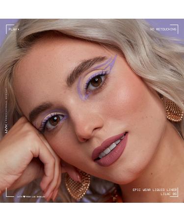 NYX Epic Wear Liquid Liner - Lilac Matte | Long-Lasting Waterproof Eyeliner - Buy Online on GoSupps.com
