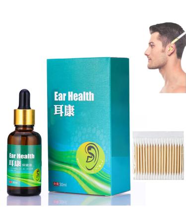Oveallgo PureHear Organic Ear Support Elixir Natural Products Organic Ear Oil Natural Ear Drops for Ringing Ears and Ear Pain (1Pcs*30ml)