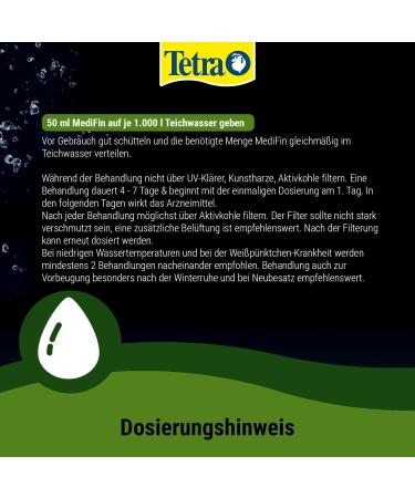 Tetra Pond Medifin 500ml - Effective Disease Treatment & Prevention for Pond Fish - International Shipping Available - Buy Online on GoSupps.com