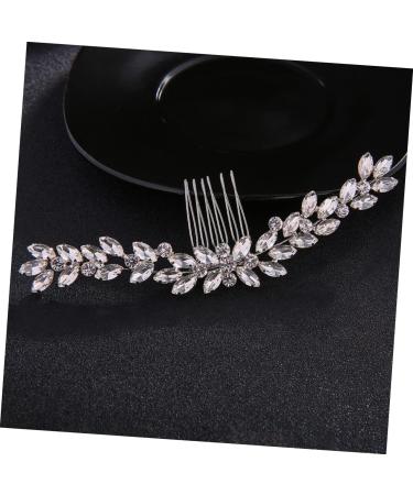 DOITOOL 1pc Hair Comb Tiara Barrettes for Women Teasing Combs for Women Bride Hair Side Comb Bridal Headdress Rhinestone Headdress Rhinestone Headwear Miss Alloy Rhinestones Bun - Buy Online on GoSupps.com