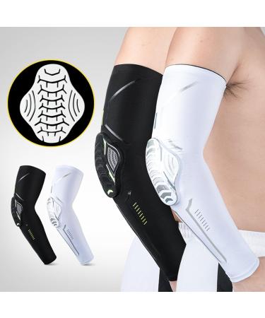 YUPEIUKLI Elbow Sleeve Elbow Protector Compression Sleeve Sports Arm Guard Forearm Support Pad Shockproof Arm Protection Sleeve - Buy Online on GoSupps.com