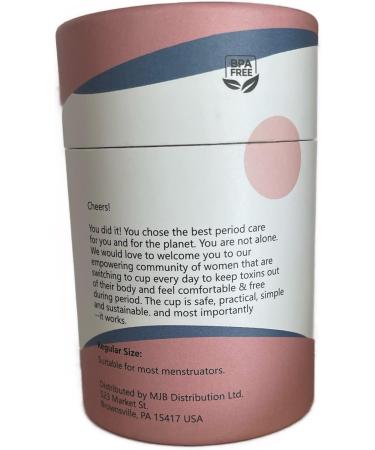 Buy Jessica MAE Menstrual Cup - Safest Alternative to Tampons & Pads | International Shipping 2023 - Buy Online on GoSupps.com