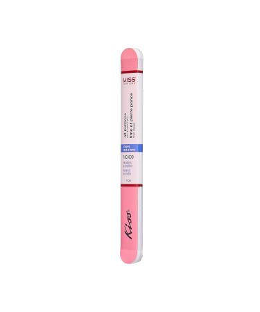 Kiss File All Purpose & Smoother 180 Medium / 600 Extra Fine F100N - Pack of 6 | Nail Files & Smoothes Natural and Artificial Nails - Buy Online on GoSupps.com