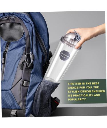 Zerodeko Cup Glass Coffee Drinking Sippy Milk Tea Water Double-Deck Double-Layer Practical Plastic Container 21.5 9cm As Shown - Buy Online on GoSupps.com