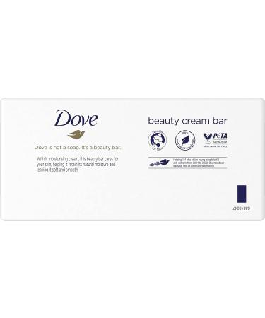 Dove Original Beauty Bar Soap 6 x 90g with Moisturising Cream - Pack of 6 Bars - Buy Online on GoSupps.com