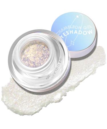 FOCALLURE Chameleon Cream Eyeshadow Intense Color Shifting Creamy Eye Shadows Highly Pigmented Metallic Shimmer Multi-Reflective Finishes Polar Attraction 05 Polar Attraction