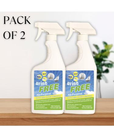 UrineFree - PetFresh - Odor & Stain Remover from any surface Suitable for Carpets Upholstery and Hardwood Floors - for Children Dogs and Cats - Household Uses (16 oz / 480 ml - Pack of 2) - Buy Online on GoSupps.com