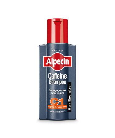 Alpecin Caffeine Shampoo C1 250ml | Against Thinning Hair | Shampoo for Stronger and Thicker Hair | Natural Hair Growth Shampoo for Men | Hair Care for Men Made in Germany 250 ml (Pack of 1)