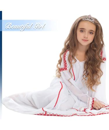 4-Piece Princess Tiara Gift Set for Little Girls - Crystal Rhinestone Crown Combo, Flower Girls Headband - Buy Online on GoSupps.com
