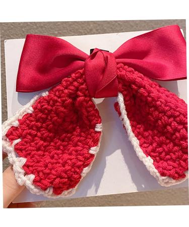 minkissy 1pc Hairpin Xmas Bowknot Hair Clips Cute Bow Hair Clips Women Hair Clips Girl Bow Hair Clips Xmas Bow Hair Clips Bows Hair Clip Red Bow Hair Clip Big Bow Headgear Child Fabric - Buy Online on GoSupps.com