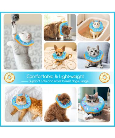 Nobleza Cat Cone Collar Soft | Adjustable Donut Pet Recovery Collar | Comfy Elizabethan Collar After Surgery - Buy Online on GoSupps.com
