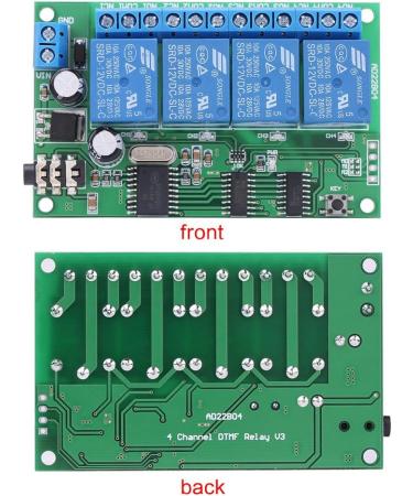 Decoder Relay Module AD22B04 - 12V 4 Channel DTMF Tone Phone Remote Controller | International Shipping Available - Buy Online on GoSupps.com