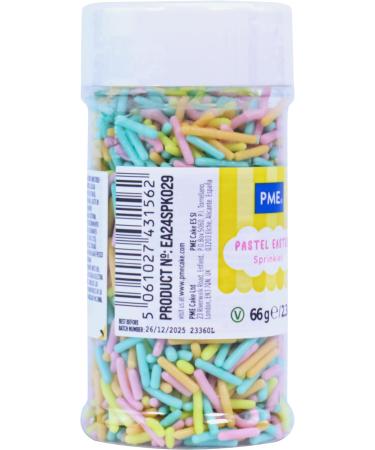 PME Easter Sprinkles - Pastel Jimmies (60g) - Buy Online on GoSupps.com