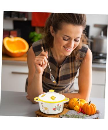 Alipis 1pc Ceramic Steamed Egg Bowl Food Serving Bowl Noodle Ceramic Baking Bowl Kitchen Bowl Child Dessert 13.8x10.3cm Assorted Color-1 - Buy Online on GoSupps.com