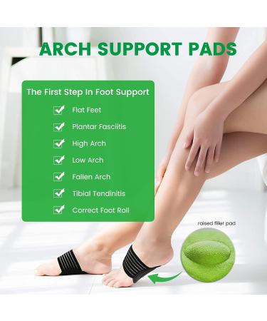 3 Pairs Arch Support Brace Compression Sleeves for Plantar Fasciitis Relief - Universal Size for Men and Women - Buy Online on GoSupps.com