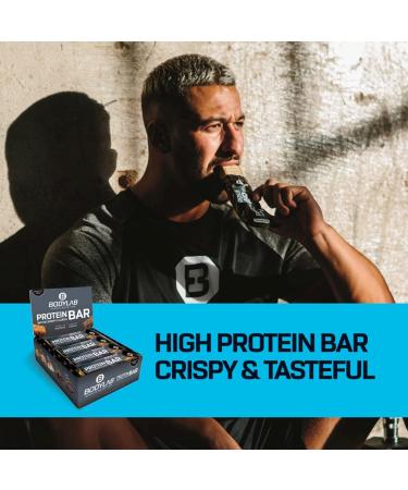BODYLAB24 Crispy Protein Bar - 27g Protein Low-Sugar Fitness Snack Banana Caramel Flavor 12 x 65g Pack High Fiber Protein Bar - Buy Online on GoSupps.com