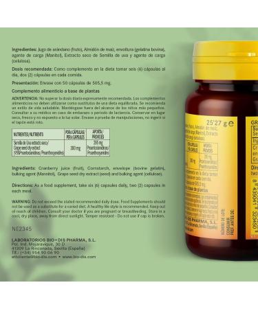 Grape Grains 50 mg (dry ext) 50 capsules - Buy Online on GoSupps.com