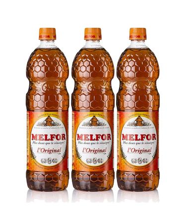 MELFOR Melfor L'Original - Pack of 3 x 1L bottles of Melfor Alsatian vinegar condiment (3 x 1L) - Free Delivery in France