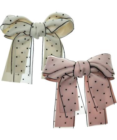4pcs Large Bow Hair Clips | Stylish Hair Accessories for Women & Girls - Perfect Hair Jewelry - Buy Online on GoSupps.com