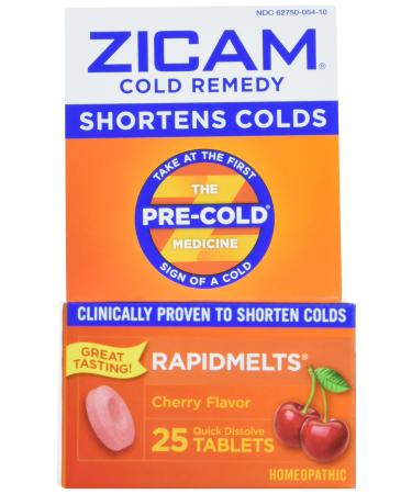 ZICAM COLD REMEDY RAPIDMELTS CHERRY 25CT CLM